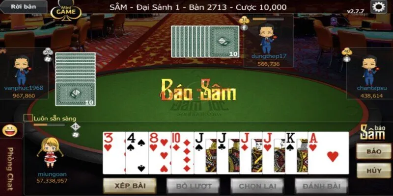 Mẹo chơi sâm lốc bách phát bách bách trúng  
