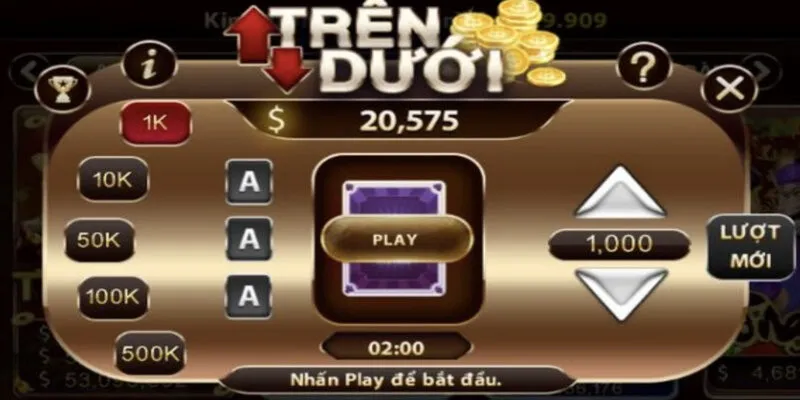 Giới thiệu chi tiết về game Trên Dưới 
