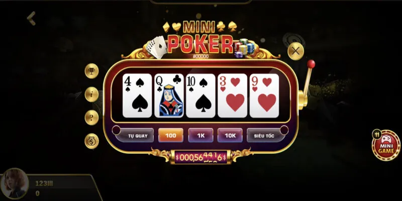 Hướng dẫn chơi Mini Poker chi tiết nhất
