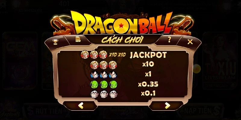 Luật và cách chơi Dragonballz cần nắm bắt